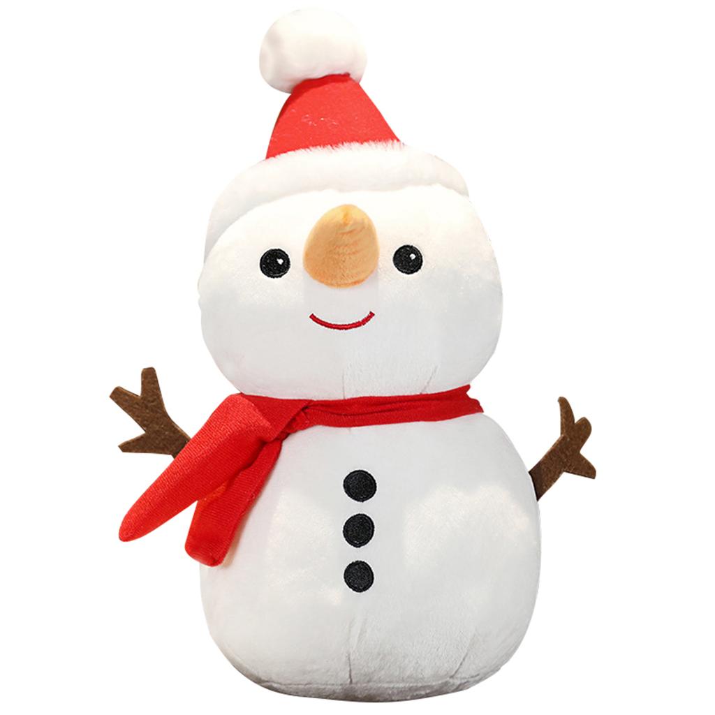 Christmas Santa Elk Snowman Dolls Soft Pillow Christmas Gift Bedroom Home Decor