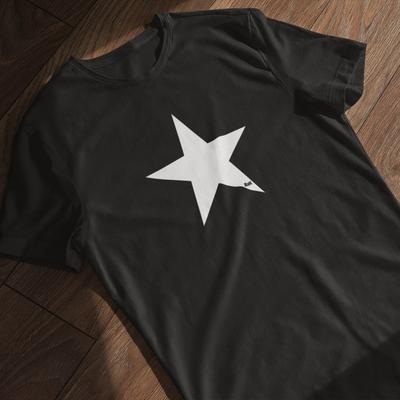 E2K Großer Stern Unisex T-Shirt Sterne Rock and Roll Heavy Metal Berühmtheit Berühmt