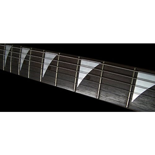 Jockomo Shark Fin (White Pearl) with Rosewood Dots Guitar Inlay Sticker by Inlaystickers