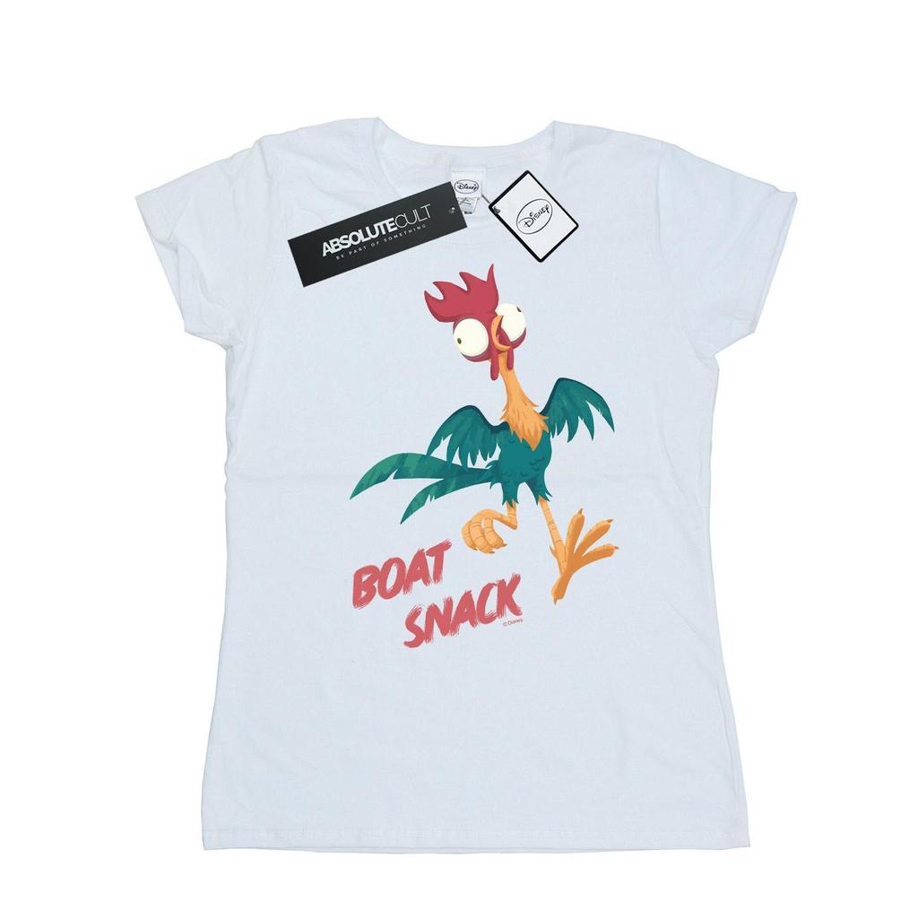 Disney Womens/Ladies Moana Boat Snack Cotton T-Shirt