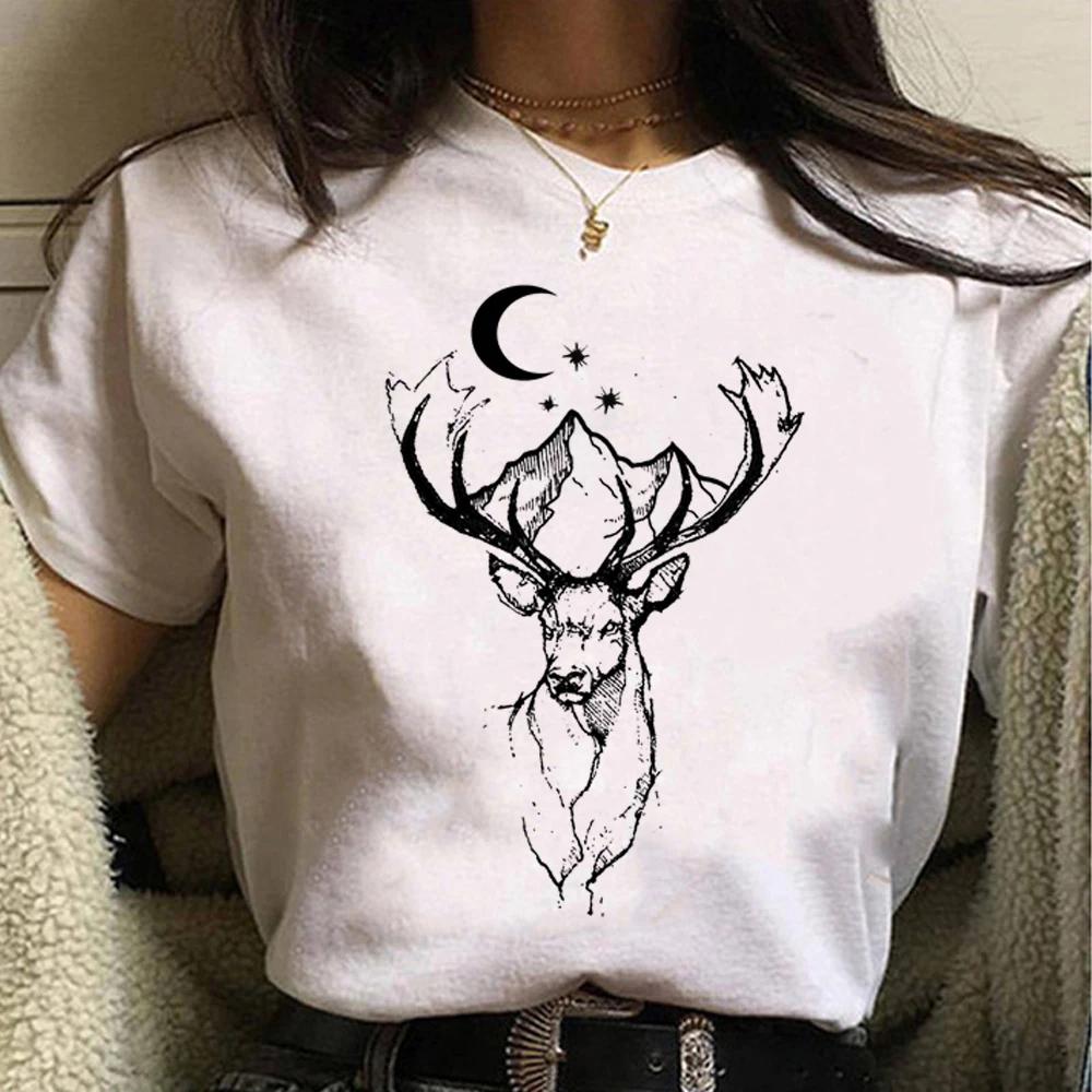 Acotar T Shirt Women Graphic Y2K T-shirts Female Manga Comic 2000s Clothing