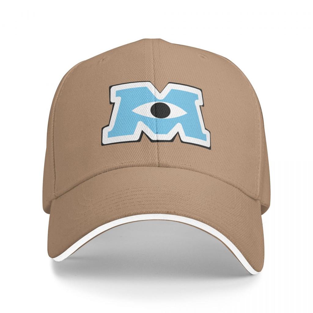 Monsters University Inc Logo M Baseball Cap Vintage Fishing cap Womens Hats Mens