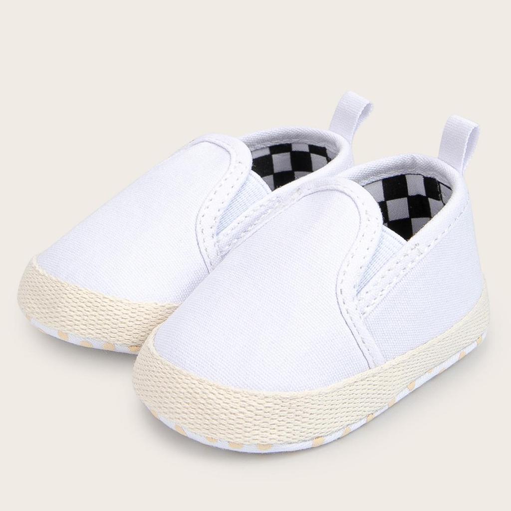 Casual Canvas Slip-On Shoes for Baby Boys, 0-1 Year, Soft Sole, Versatile Style