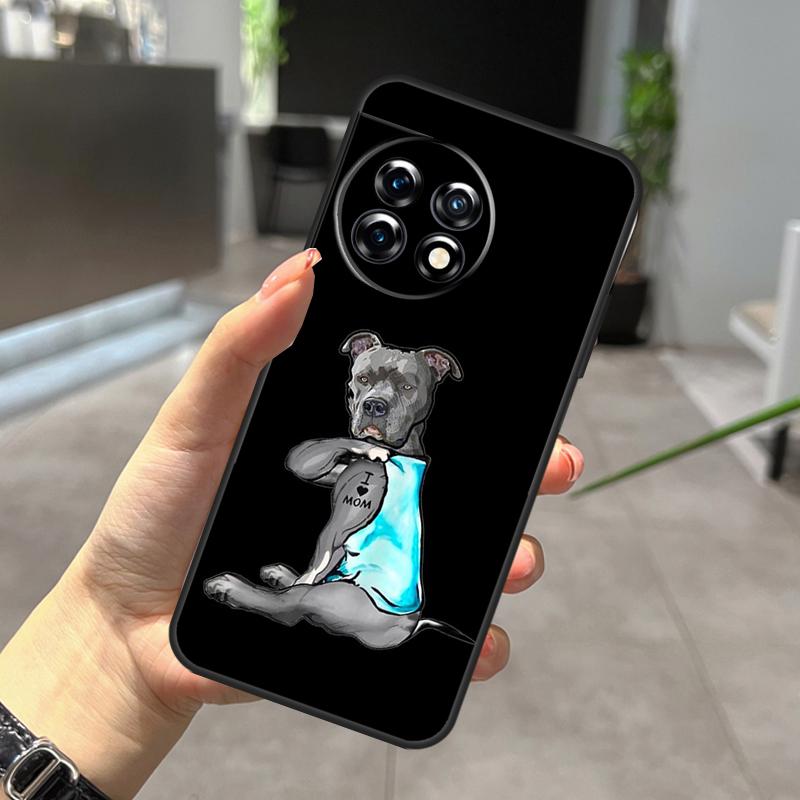 Pitbull Dog Case For OnePlus Nord N20 N30 CE 5 3 4 Lite OnePlus 15 13 12 11 10 Pro 10T 13T 13R 15R Cover