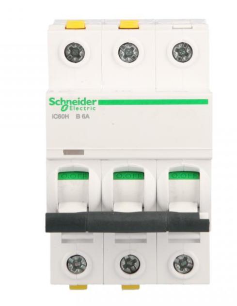 Wyłącznik Nadprądowy 3P B 6A 10Ka Ac Ic60H-B6-3 Acti9 A9F06306