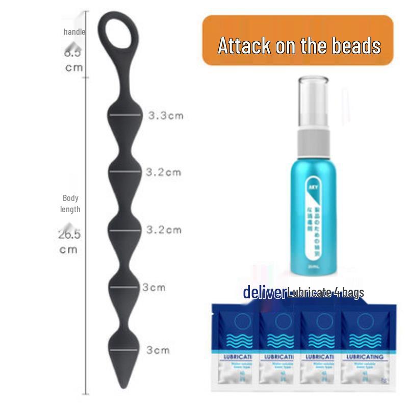 Versatile Extra-Long Anal Plugs: Large-Size Beaded Masturbators for Men and Women, Adult Toys
