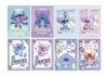 ENSKY Stitch Clear Card Collection Gum, Grape Flavor, Candy Toy [Box Set of 16]