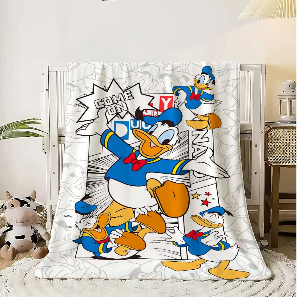 Kawaii Duck Cartoon Anime Blanket School Warm Winter Blankets for Bed Bedroom Decoration Home Bedspread the Sofa Throw Knee Nap
