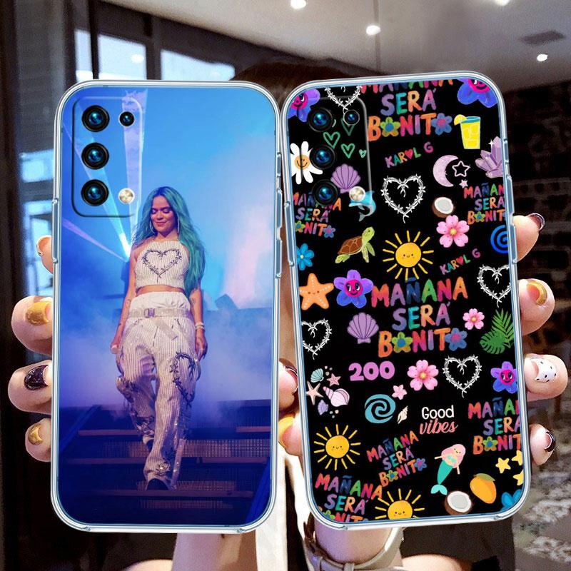 IK41 Karol G Transparent Phone Case for Samsung Galaxy A04 A04S A14 A23 A34 A54 M23 M33 M52 M53