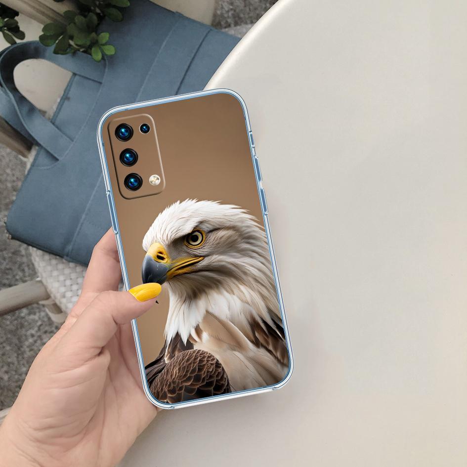 LO51 Hawk Eagle Phone Case for Motorola Moto G10 G20 G30 G31 G32 G34 G35 G41 G42 G50 G51 G52 G55 G60 G60S G62 G71 G72 G75
