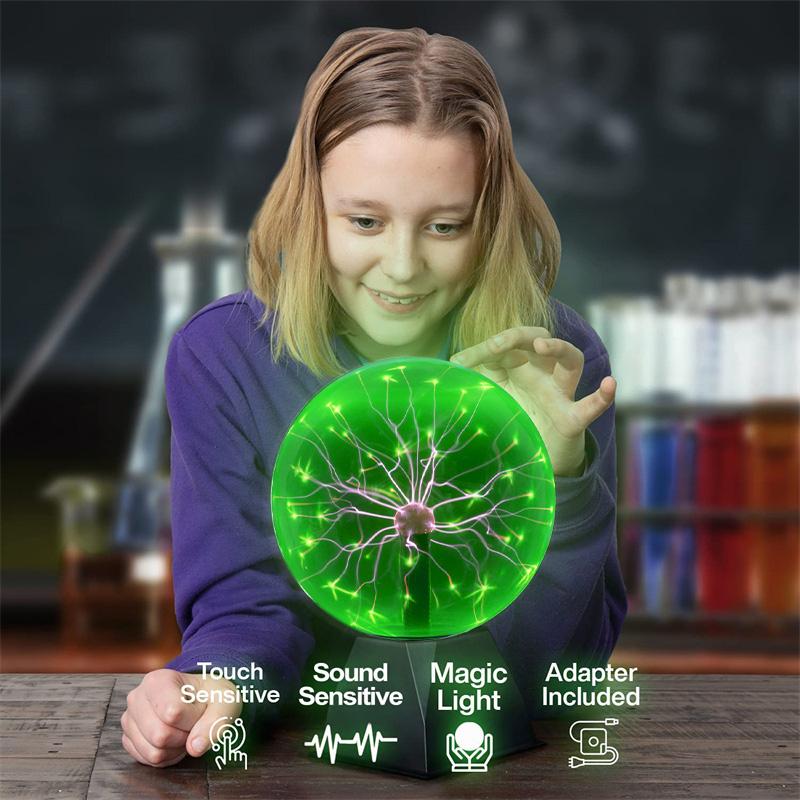 3inch Novelty Magic Glass Plasma Ball Light For Kids Birthday Gift Home Decoration Lighting