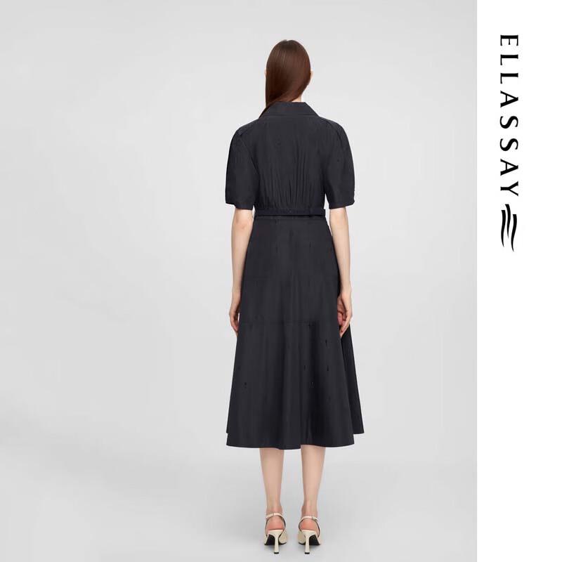ELLASSAY Elegant Retro Mid-length Dress for Women EWE361Y01200
