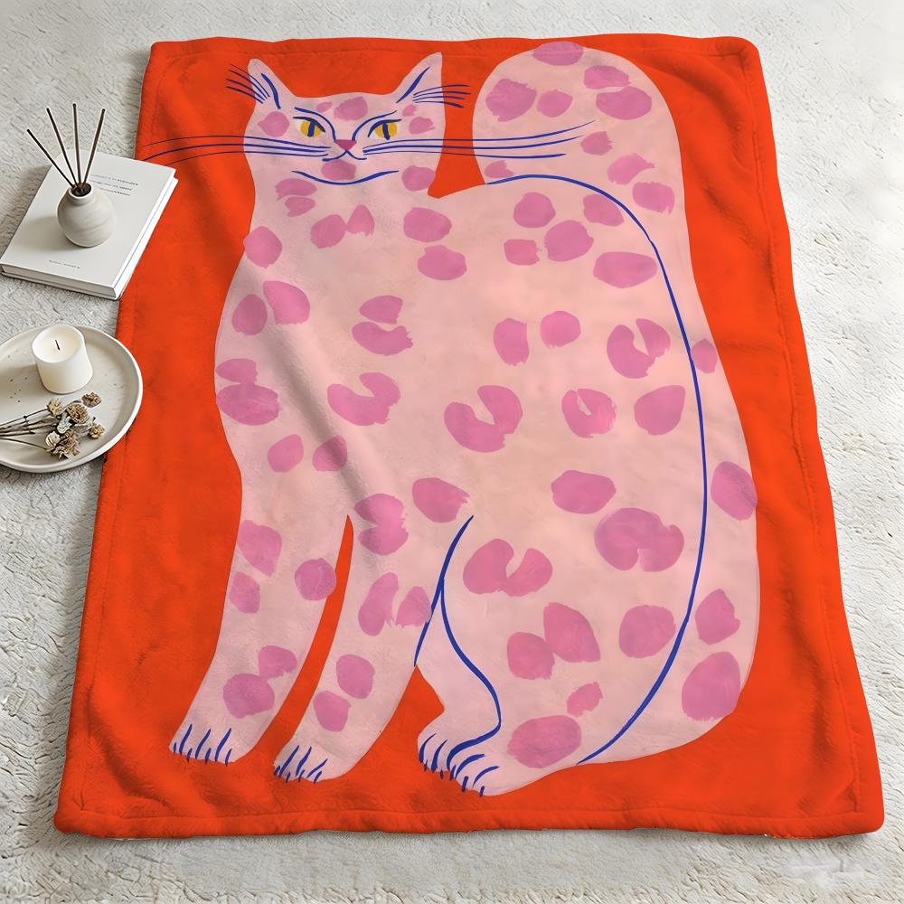 artist AAgathe Singerr Throw Warm Soft Flannel Blanket Multiuse for Sofa Bed Camping Travel Nap