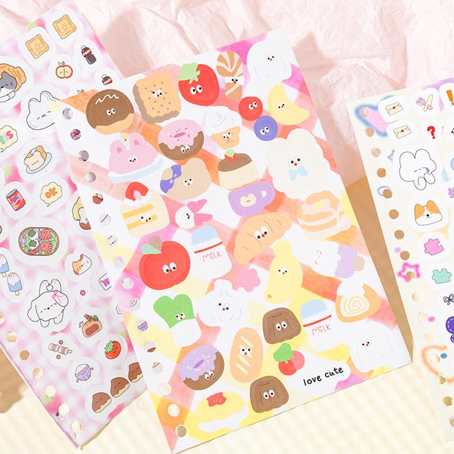30sheets/book Stickers Book Love Notes Series Decorative Collages Phone Cases Notebooks Envelopes Scrapbooks Cups DIY Sticker