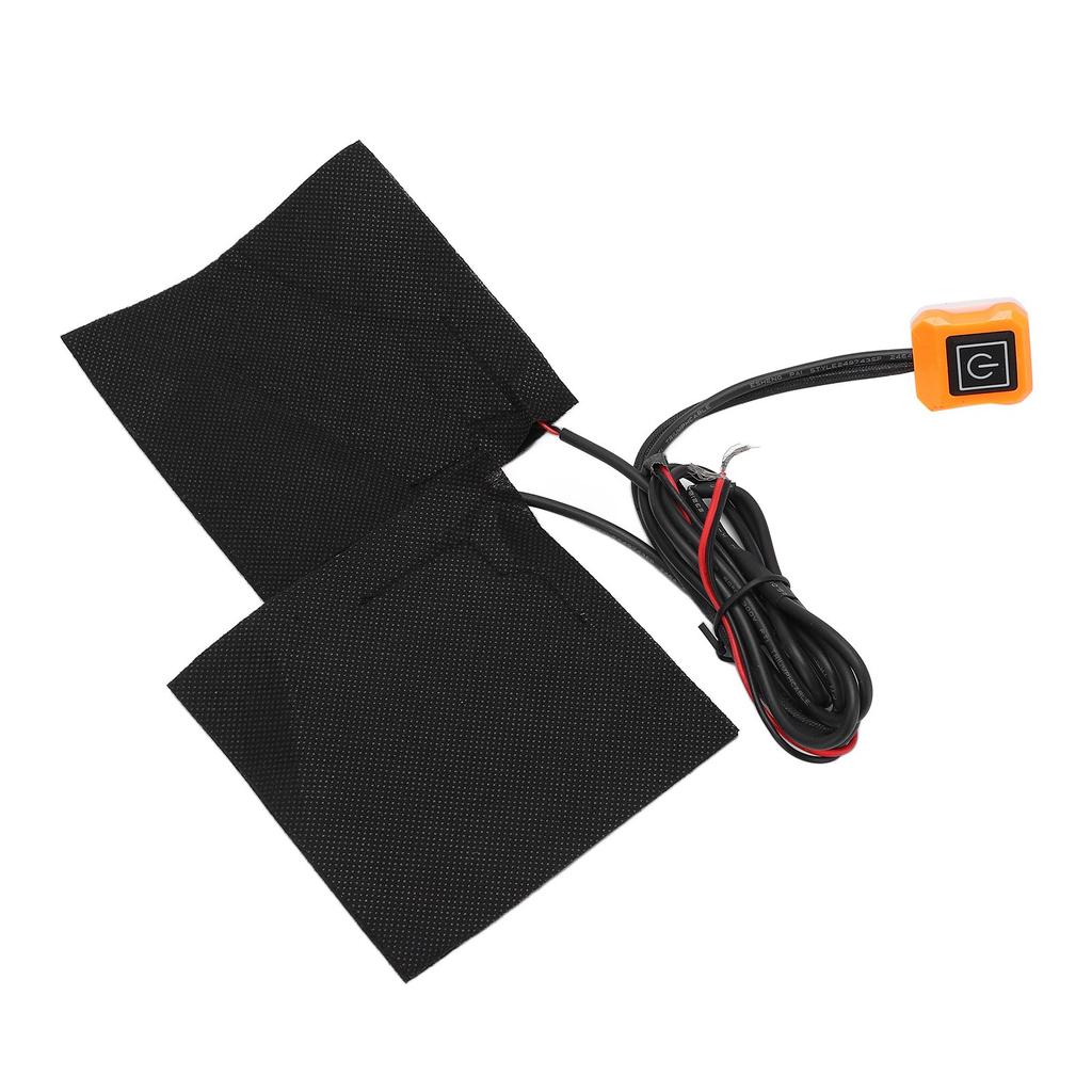 Motorcycle Heating Handle Sleeve 3 Gear Adjustable Intelligent Temperature Control Black Waterproof 12V