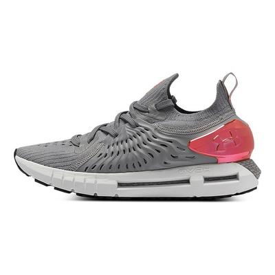HOVR Phantom RN Metallic Stoff Synthetikleder Bequeme Sportliche Low-Top Lifestyle Schuhe Damen Sneaker Grau 3025352-101