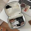 Peach Heart Corduroy Women's Large Capacity High-End Makeup Storage Bag