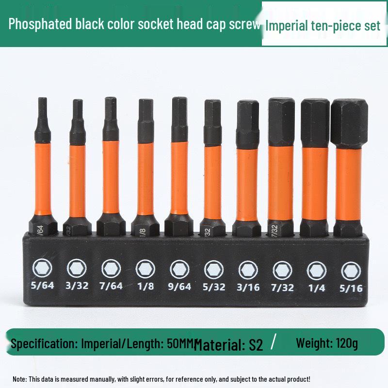 Chunfeng German Hex Bit Electric Screwdriver Set with Strong Magnetic Extension and High Hardness