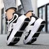 29-40 Children's Four-wheel Sports Shoes Detachable Flat Shoes Children's Skating Roller Skates Shoes for Kids