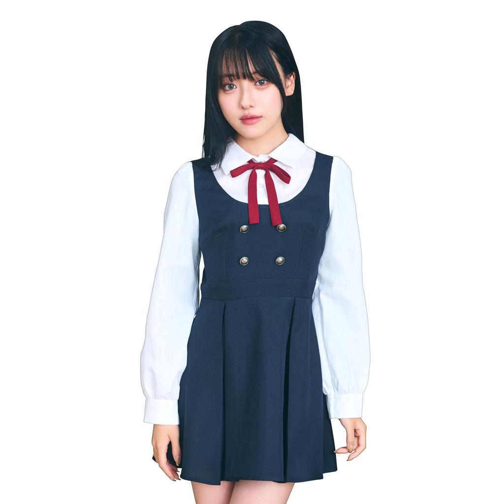 Clear Stone Ulzzang Sailor Cosplay Halloween Navy Dress, Women's,