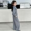 Autumn 2026 Girls' Sports Jacket & Wide-Leg Pants Two-Piece Set