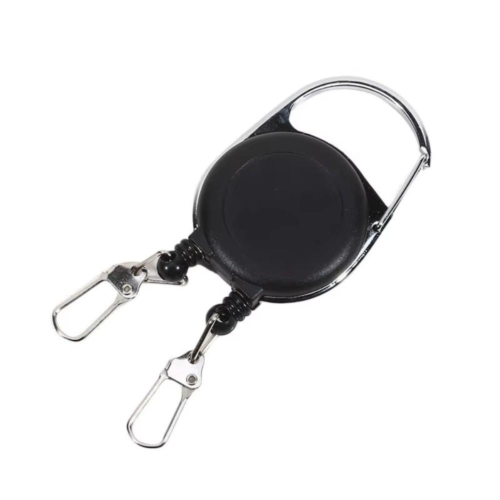 1pc Durable Cord Retractable Keychain Roll Retractable Badge Keyring Badge Display