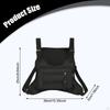 Chest Rig Bag Adjustable Shoulder Strap Phone Holder Running Vest for Outdoor