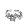 Retro Imitat Jade Chalcedon Exquisiter Ring Damen Süß Kühl Nische Opal Hoher Sinn Einfach Einzigartiges Design Accessoires