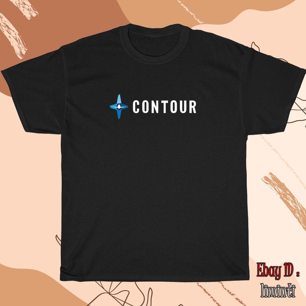 Новая футболка Contour Airlines Мужская Черная/Серая/Белая/Темно-синяя Отправка из США Унисекс Футболка M