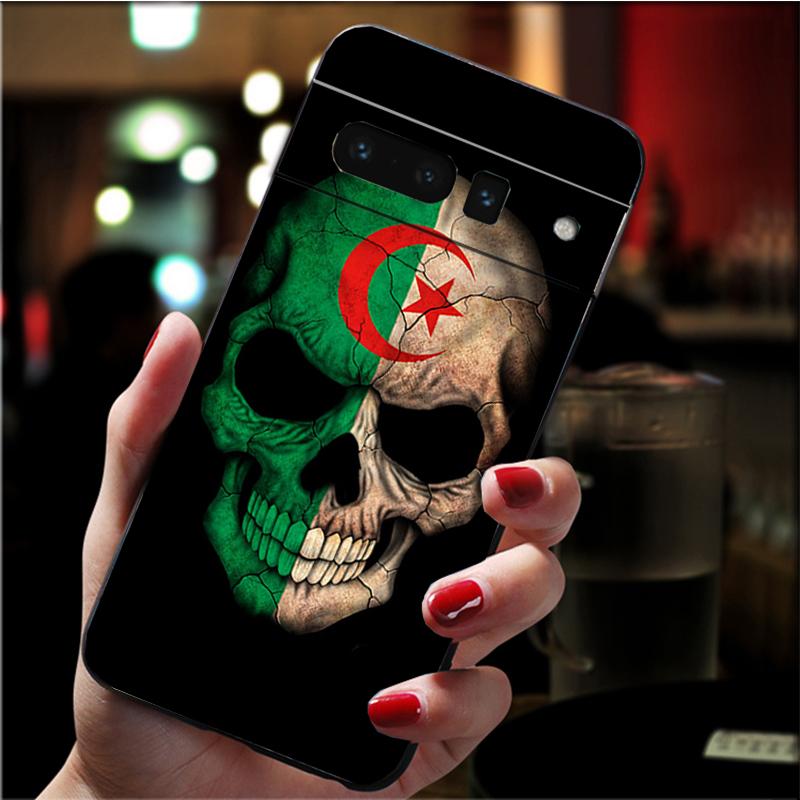 Etui na telefon dla Google Pixel 7 Pro 7 6A 6 Pro 5A 4A 3A Pixel 4 XL Pixel 5 6 4 3 XL 3A XL 2 XL Etui z flagą Algierii Funda
