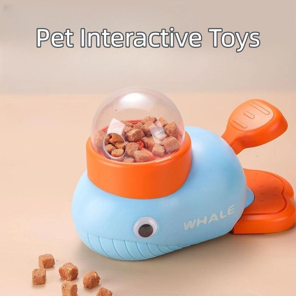 Blue PInk Interactive Dog Toy Plastic Slow Feeder Funny Puzzle Dog Toy  for Training