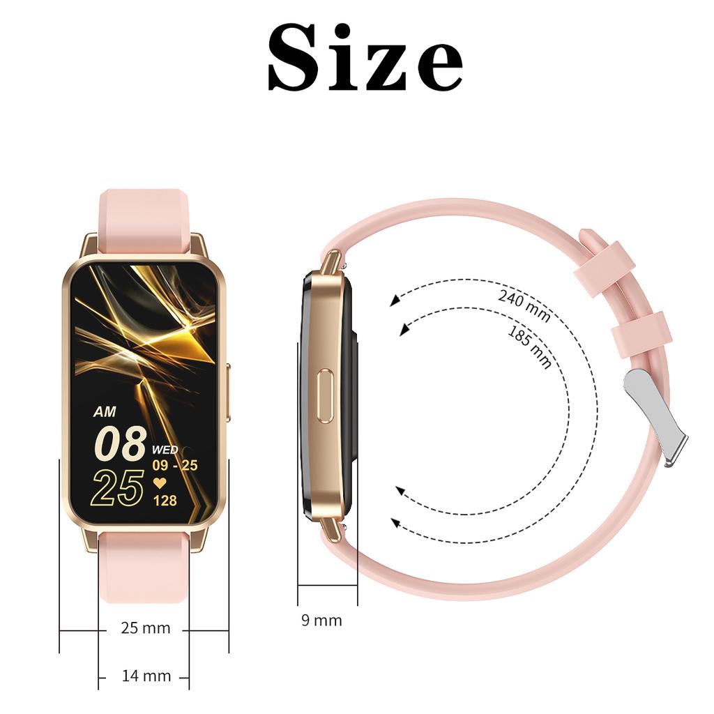 Sports Modes Curved HD Screen Smart Watch Women Blue Tooth Call Smartwatch Waterproof Lady Sleep Health Monitor Message Reminder
