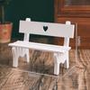 Doll House Mini Home Office Decoration Color Small Bench Shooting Background Props Decoration Mini Wooden Tables and Chairs
