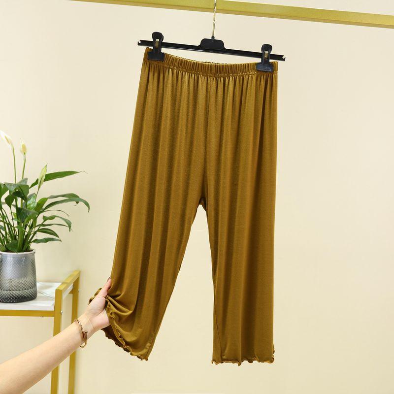 

Modal Flying Edge Loose Short Thin Cropped Pants CAMEL M (recommended 40.00 kg-55.00 kg