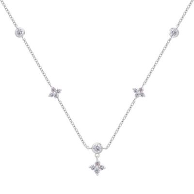 [Handgefertigt/92.5 Silbernachweis] Sweetie Ciel Halskette / Glücksbringer-Halskette+