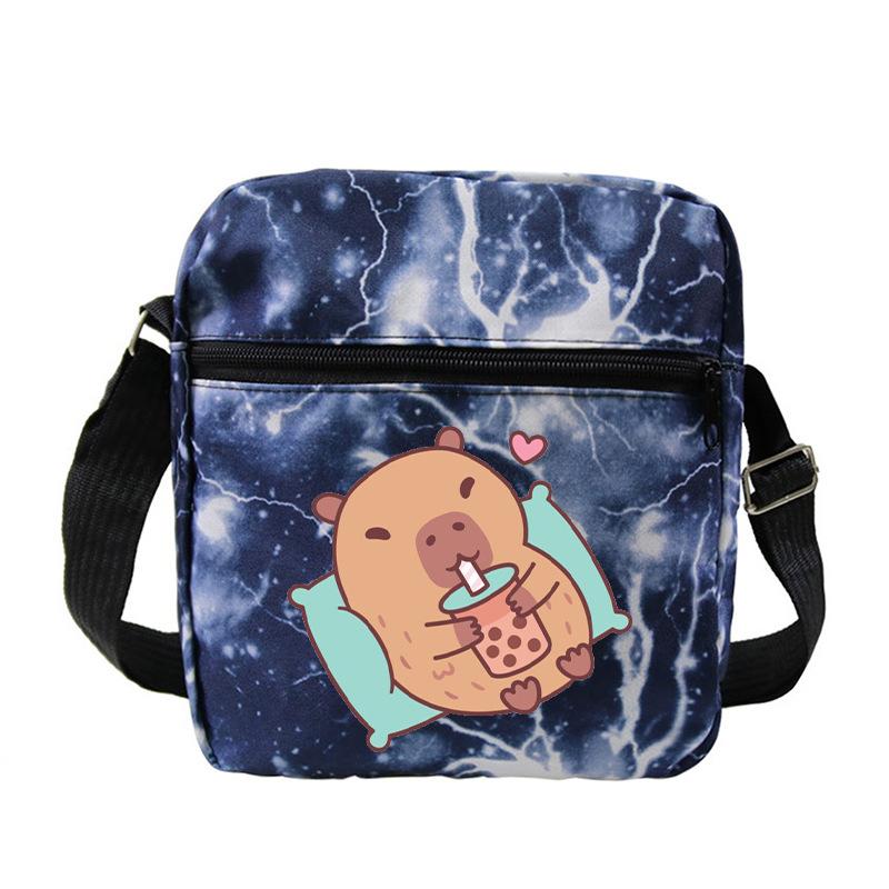 Fashion Versatile Children'S Portable Shoulder Bag Printed Trend Multifunctional Oblique Span Bag