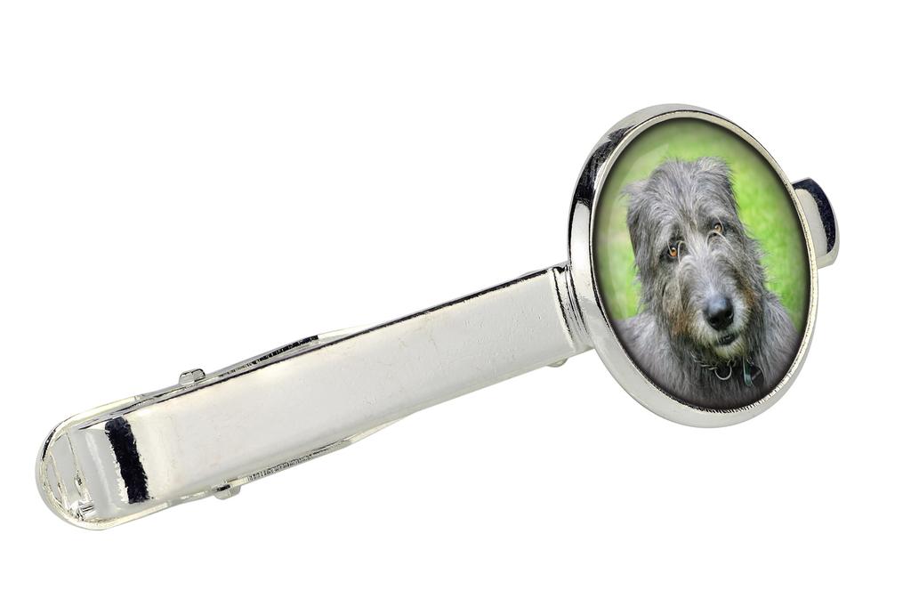 Irischer Wolfshund - Manschettenknöpfe und Krawatte mit Ihrem Foto, eine Anzugdekoration, Herrenschmuck von der Marke Art-Dog.