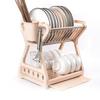 Dish Drying Rack Multilayer Versatile Countertop Plate Bowl Rack Cutlery Holder for Kitchen Countertop Cabinet