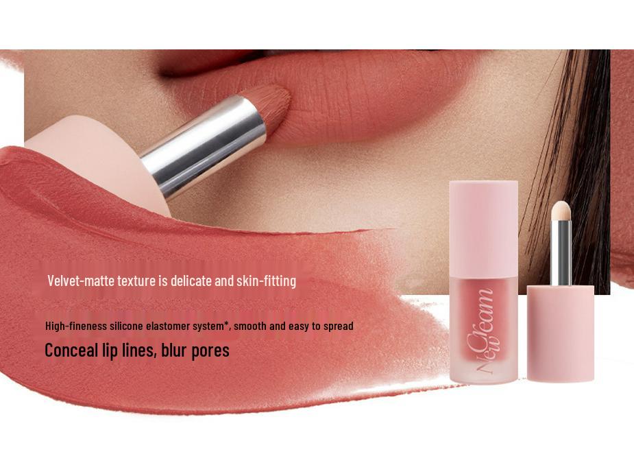 Joocyee Yeast Color Velvet Mist Multi-Use Lip & Blush Cream - Nude Lip Mud 2.0.