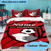 Custom Name Bournemouth Crest Bedding Set 3pcs, Bedding Set Including 1pc Duvet Cover And 2pcs Pillowcases for Bedroom, Dormitory Gift