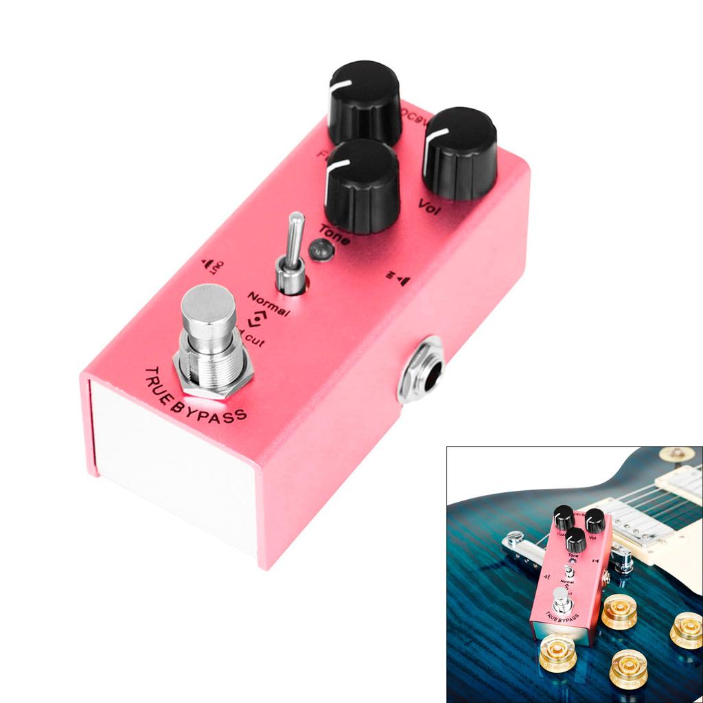Guitar Effects Pedal Distortion Delay Chorus Tremolo Digital Overdrive Effect Pedal Replacement for Electric Guitar Bass