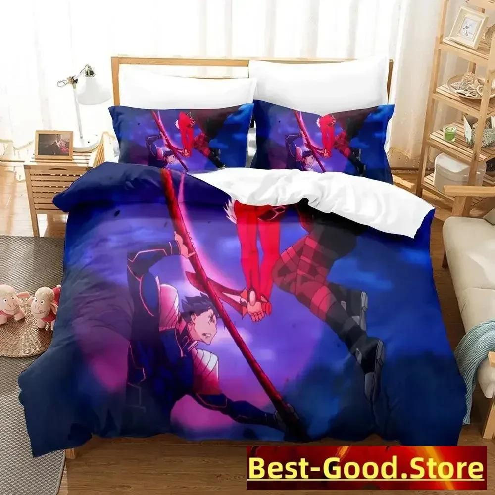 3D Print Anime FateStay Night Unlimited Blade Works Bed Set Duvet Cover Pillowcase Bedding Set Bed Linen Sheet Quilt Cover Full