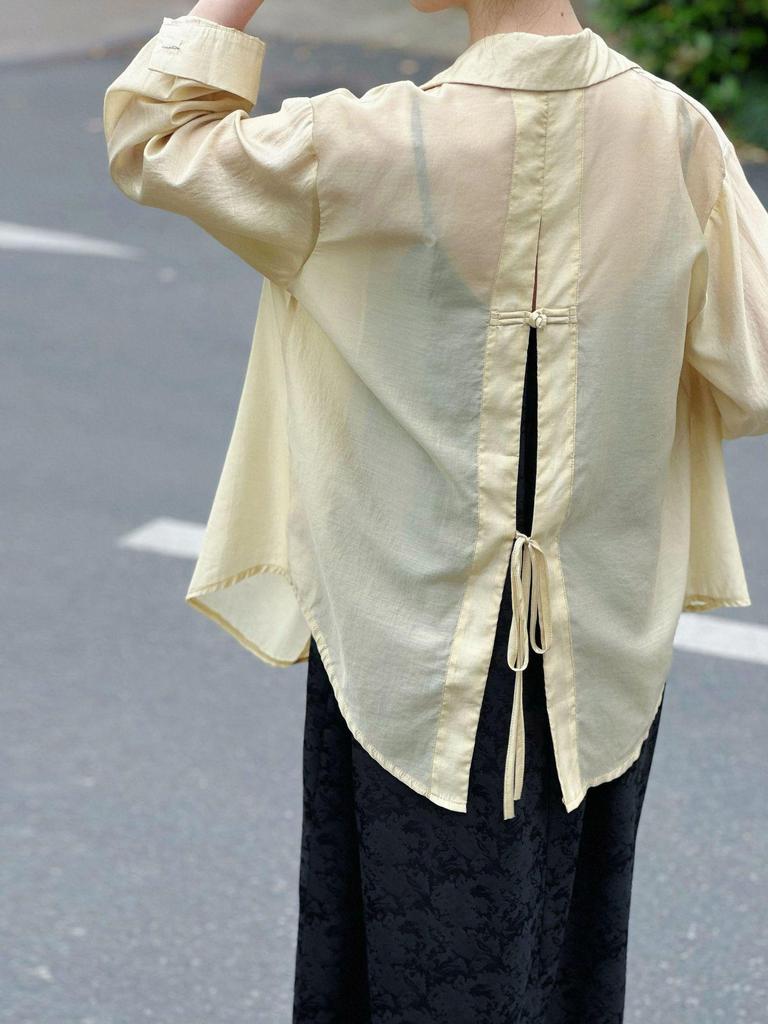 Orange Zhi 2025 Spring/Summer Women's Loose Slimming Babydoll Sleeveless Shirt