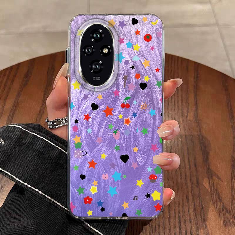 For Honor 400 Lite 200 Pro 200 Lite 5G Phone Cover Cartoon Cat Leopard Print Patterns Fashion Soft TPU Bumper For Honor 400 Lite