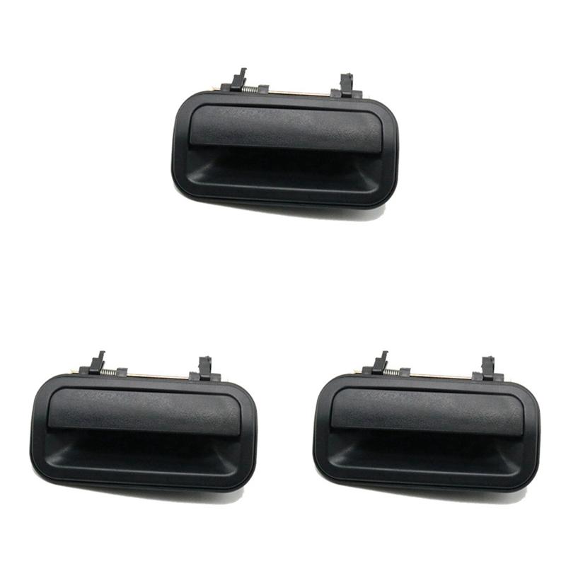 3 шт. IZ1520106 Черные наружные ручки задней левой двери автомобиля Замена для Isuzu Rodeo Pickup 1998 1999 2000 2001 2002 2003 Black Rear Left