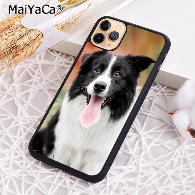 Beautiful Fun Border Collie Dog Puppies Phone Case For iPhone 17 Air 16 15 14 plus 12 13 pro max coque