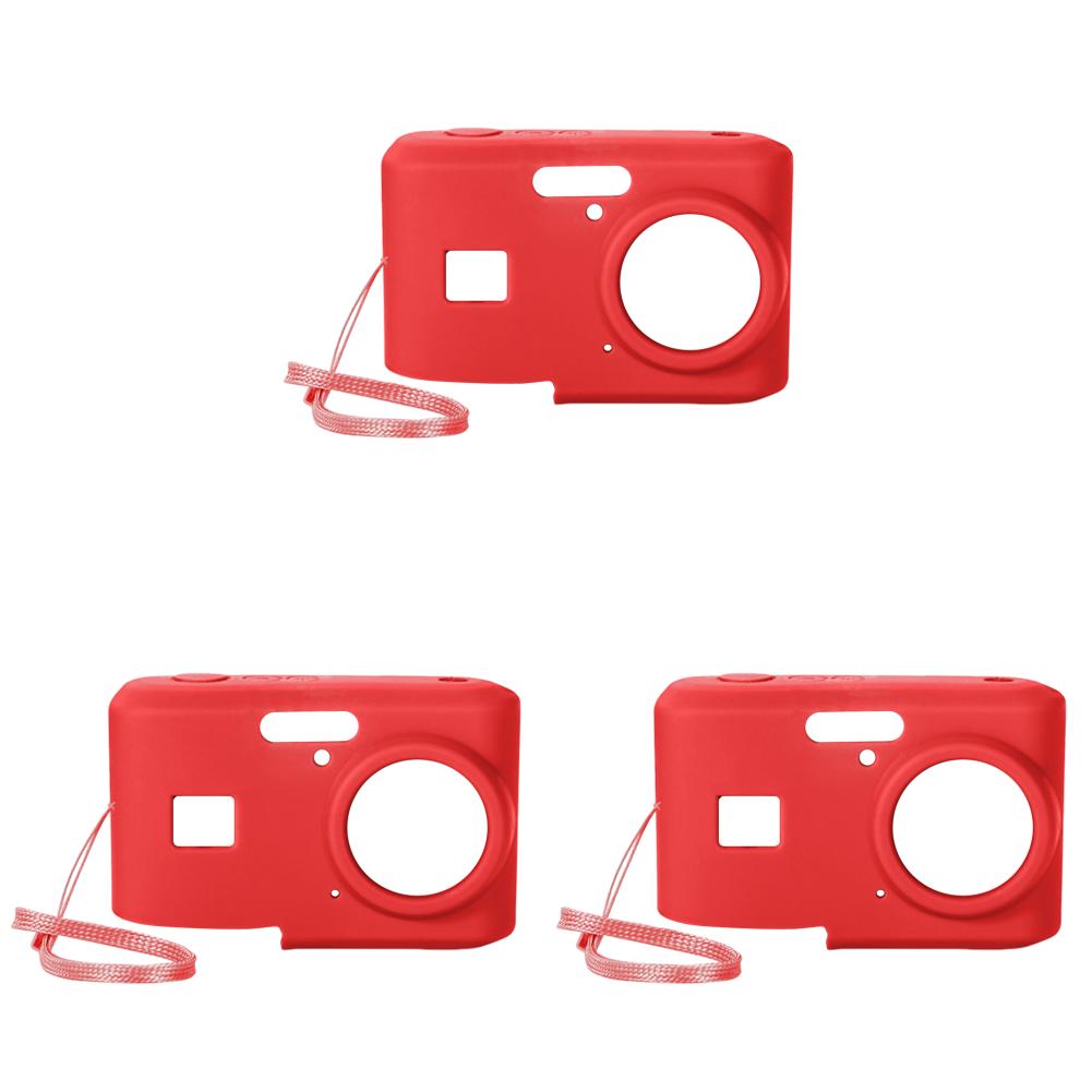 

Silicone Protective Cover For KODAK PIXPRO FZ45 Digital Camera with Lanyard Slim Fit Camera Sleeve Solid Color Shell Accessories