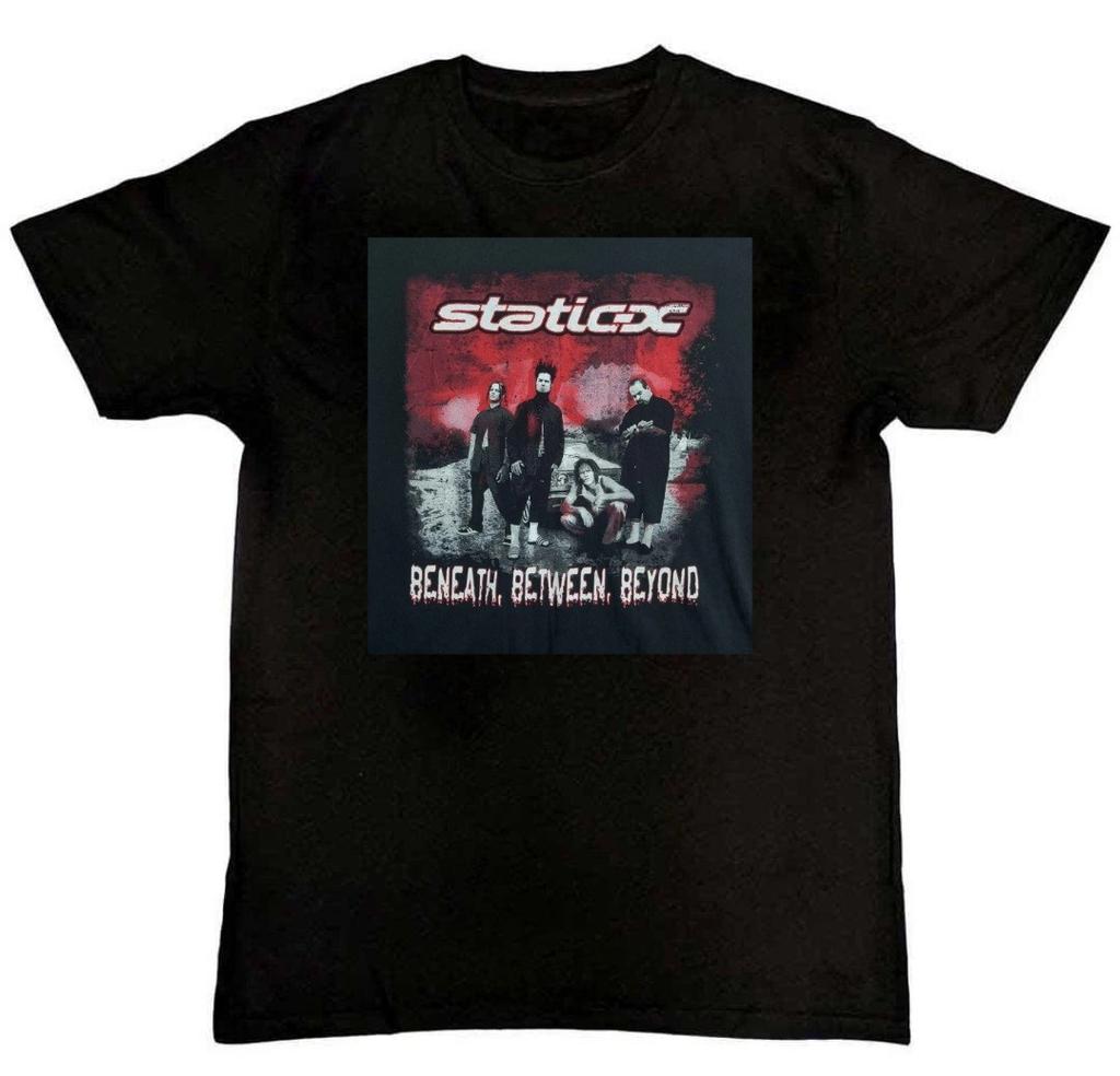 STATIC-X Band Graphic Print Mens T-Shirt