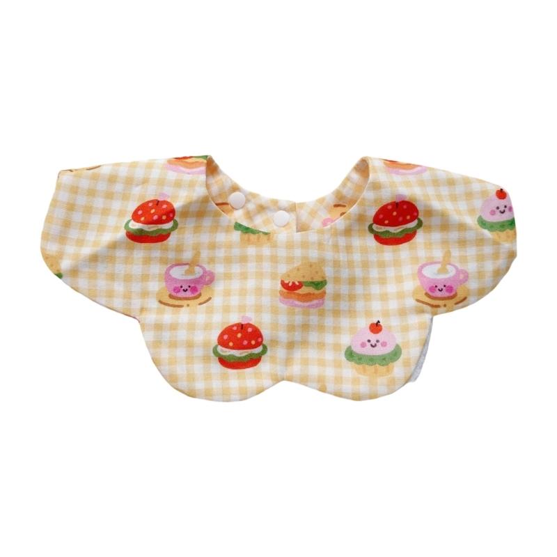 Cotton Bib Cartoon Print Baby Feeding Towel Soft Comfortable Saliva Towel Newborns Burping Cloth for Boys Girls