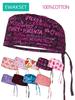 New OBGYN Uterus pattern Scrub Cap Medical Nurse Maternity Work Hat for Woman Man 100% Cotton Surgical Hats